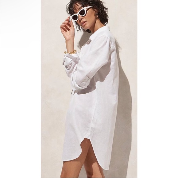 Jcrew Relaxed-fit beach shirt in linen-cotton blend